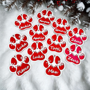 Enfeite de arvore de Natal personalizado com nome!