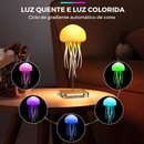 Lâmpada De Água-Viva Dançante Mesa De Mudança Luz Noturna De Cor Atmosfera Aniversário Dia Dos Namor