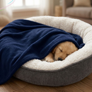Caminha Redonda Pets Sherpa para Cães e Gatos Macia Quente Confortável Pele de Carneiro Cama Pet Tamanhos: P, M e G