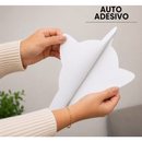 Arranhador Adesivo Design Gato em Carpete Premium - Protetor Móveis Parede e Escalada