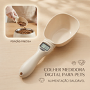 Balança Colher Digital Pega Ração Dosador Precisão LCD Para Pet Cachorro Gato Cozinha Alimentos Receitas