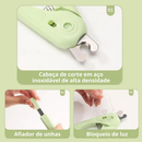 Cortador De Unhas Para Cães e Gatos Alicate e Lixa Com Luz de Led Tesoura Completa