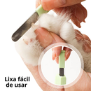 Cortador De Unhas Para Cães e Gatos Alicate e Lixa Com Luz de Led Tesoura Completa